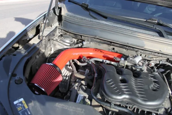 Cold Air Intake kit in Race Red color on a 2016 Chrysler 200 S with 3.6L Pentastar V6 Engine