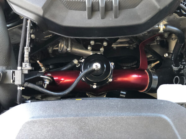 Kia Stinger GT Turbo Intake Collector with Tial 50mm BOV (Top View)