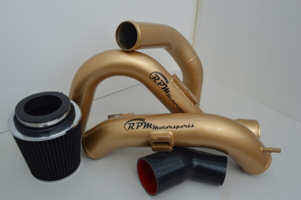 Pontiac Solstice GXP / Saturn Sky Redline Cold Air Intake and Charge Pipes painted in Gold by RPM Motorsports